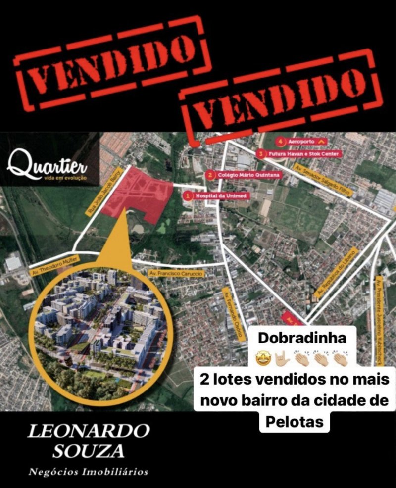 Terreno - Venda - Quartier - Pelotas - RS